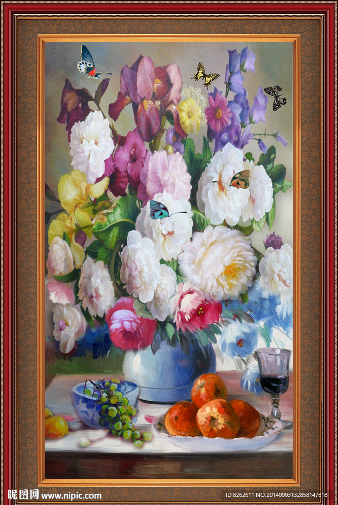 花卉油画