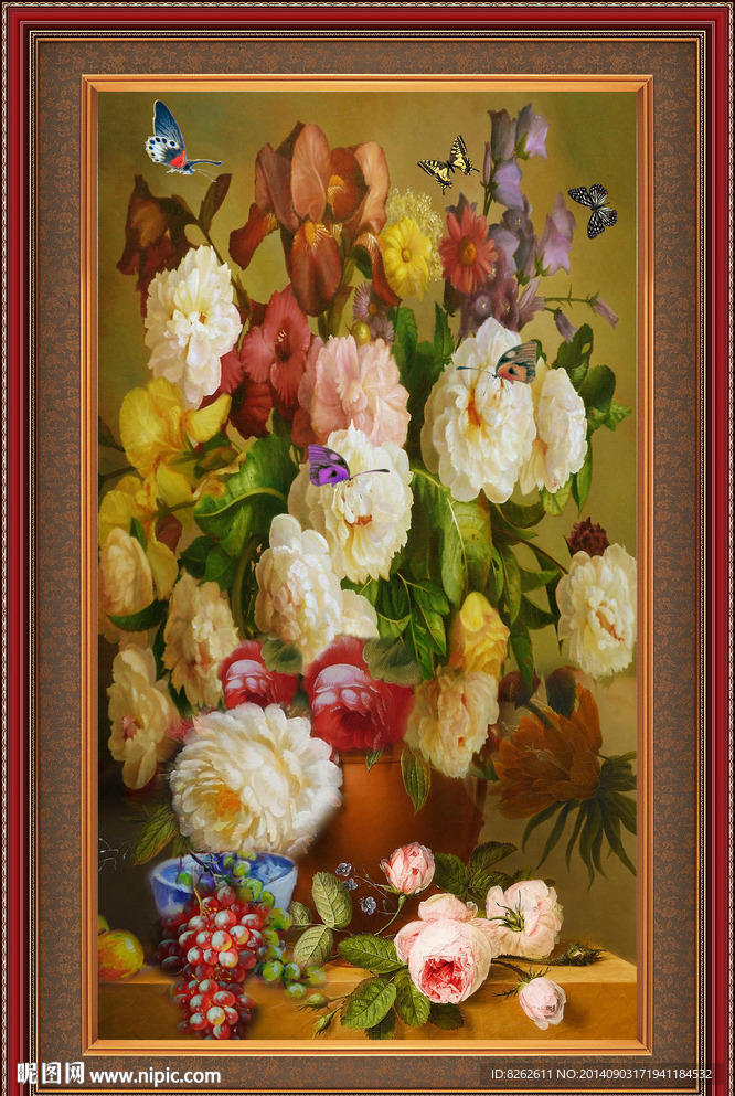花卉油画