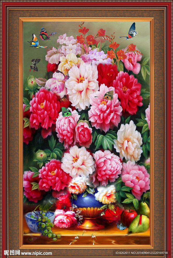 花卉油画
