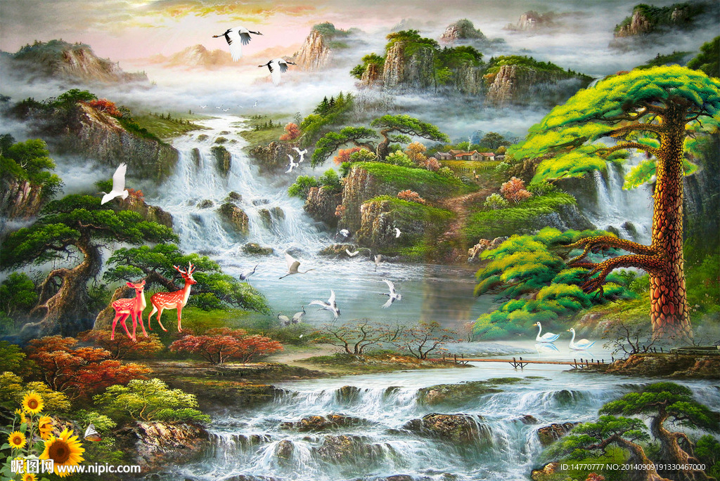 油画风景