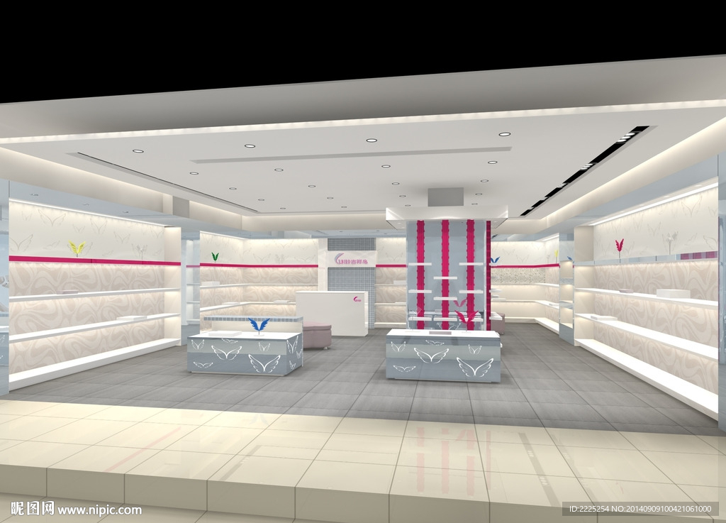 女鞋专卖店模型