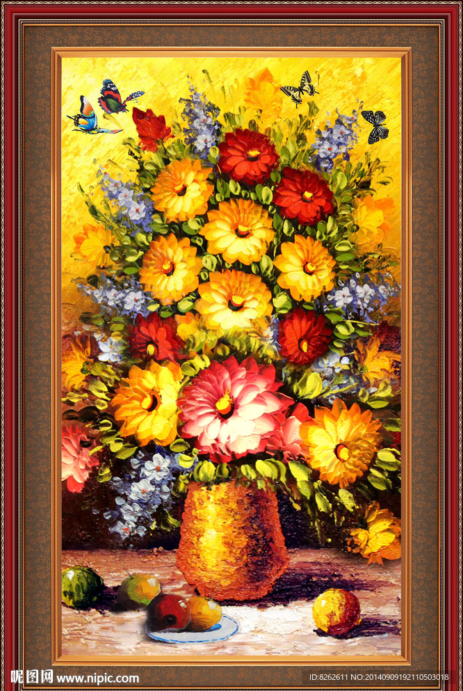 花卉油画
