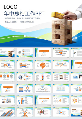 年终总结ppt模板图片