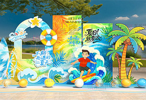 夏天美陈图片