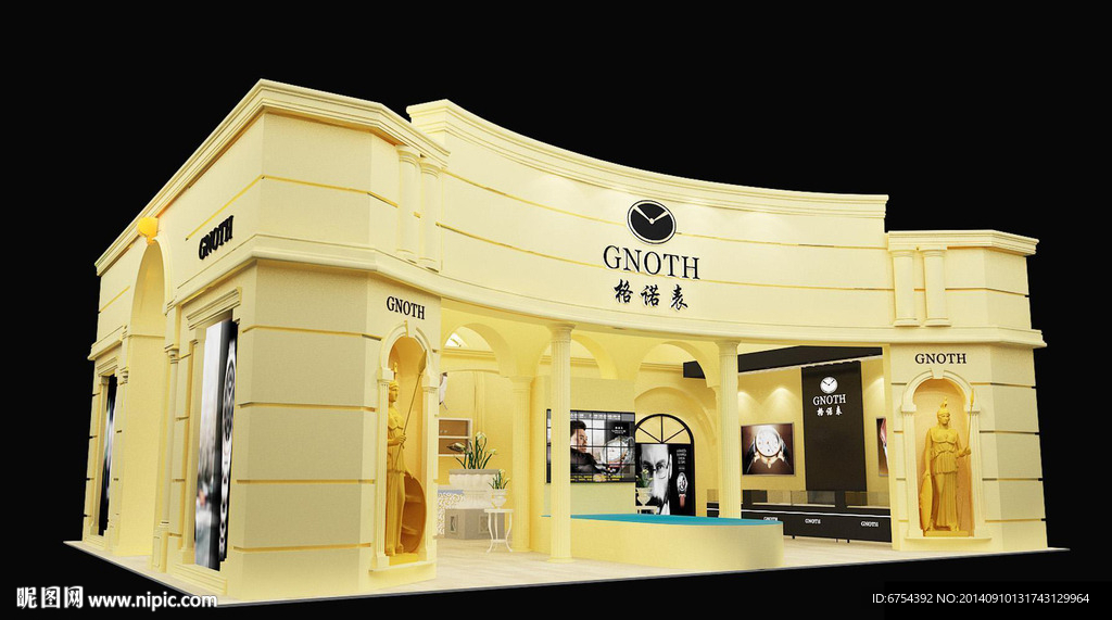 欧式展览模型