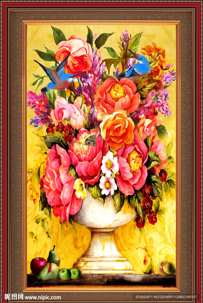 花卉油画