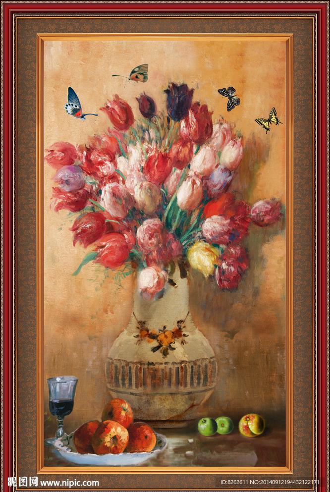 花卉油画