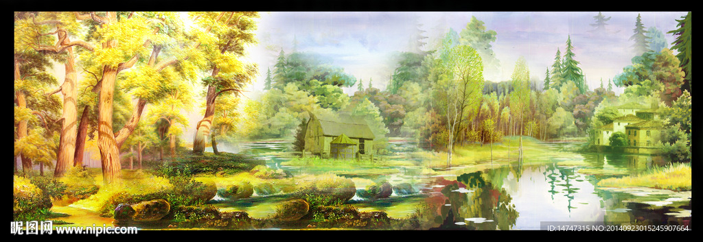 油画风景