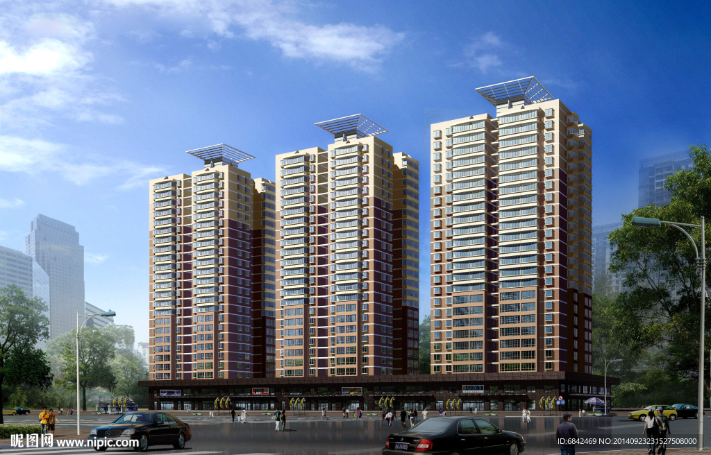 住宅楼效果图