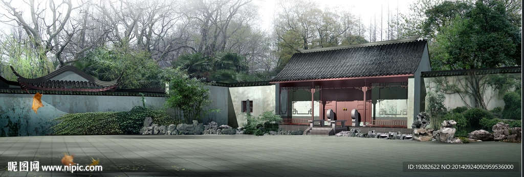 园林景观效果图