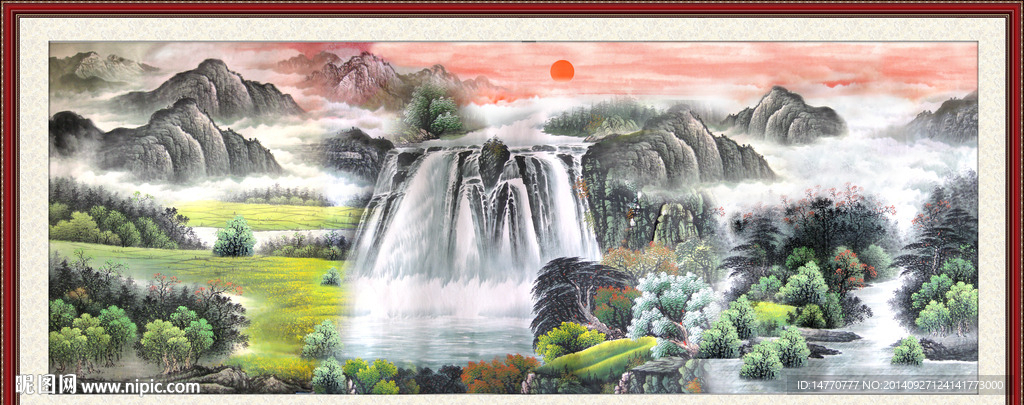 国画山水