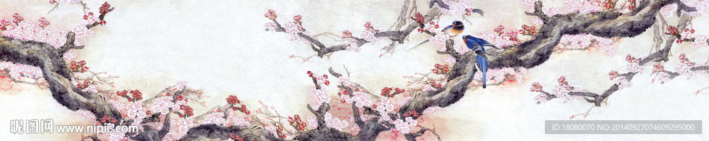 工笔桃花 工笔樱花