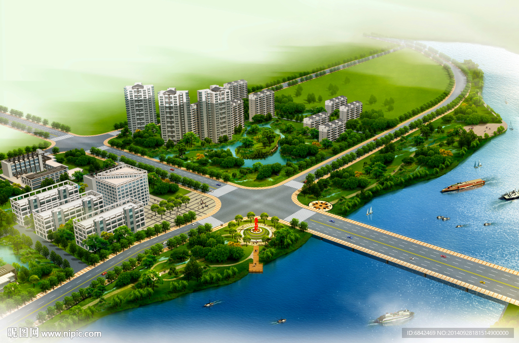 小镇建筑