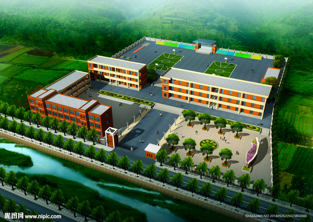 学校效果图