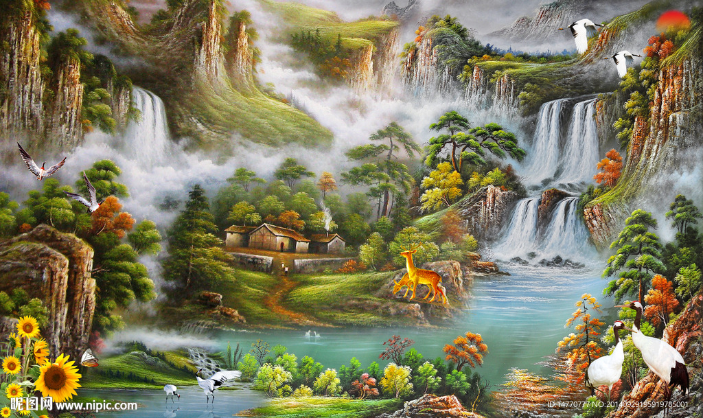 油画风景
