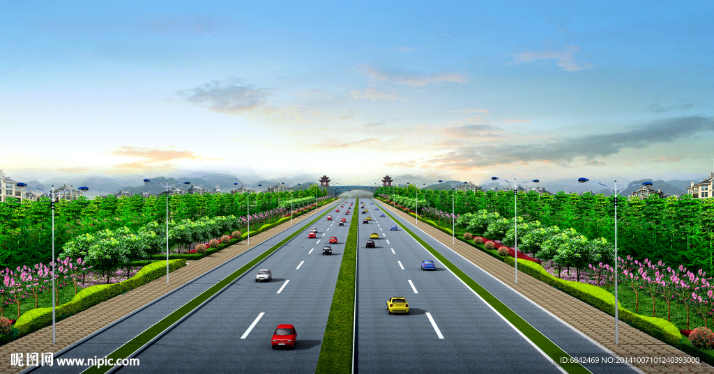 高速公路效果图