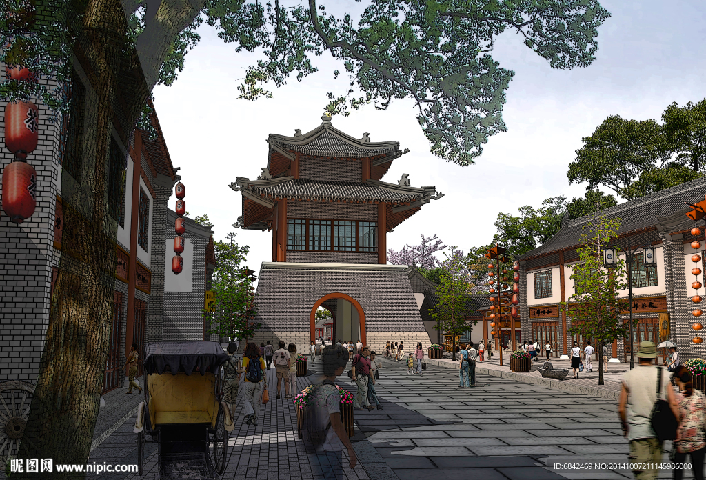 仿古一条街