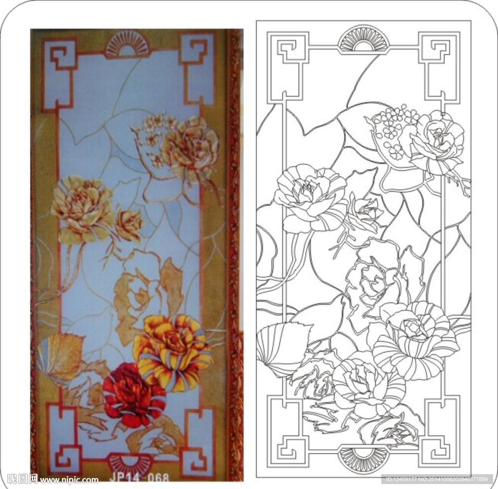 牡丹花 玫瑰花