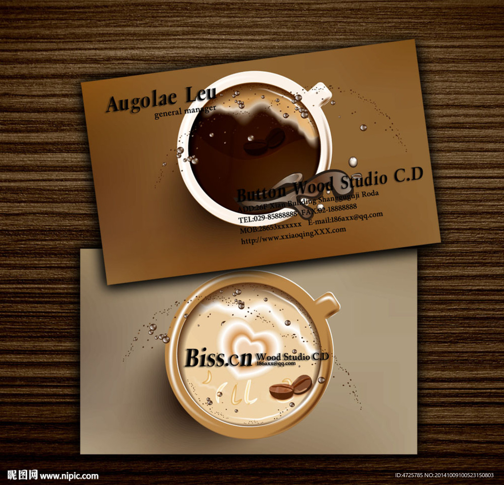 咖啡名片