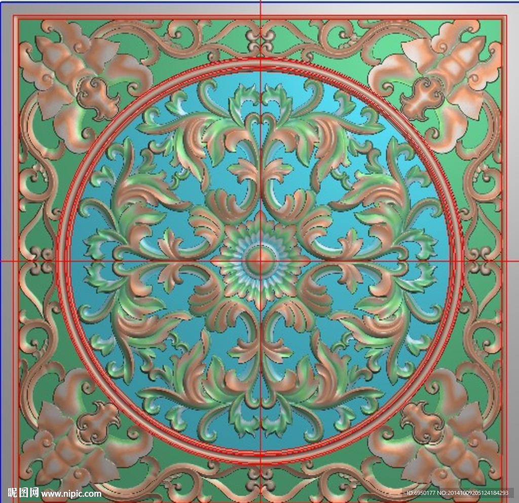 圆蝙蝠洋花精雕