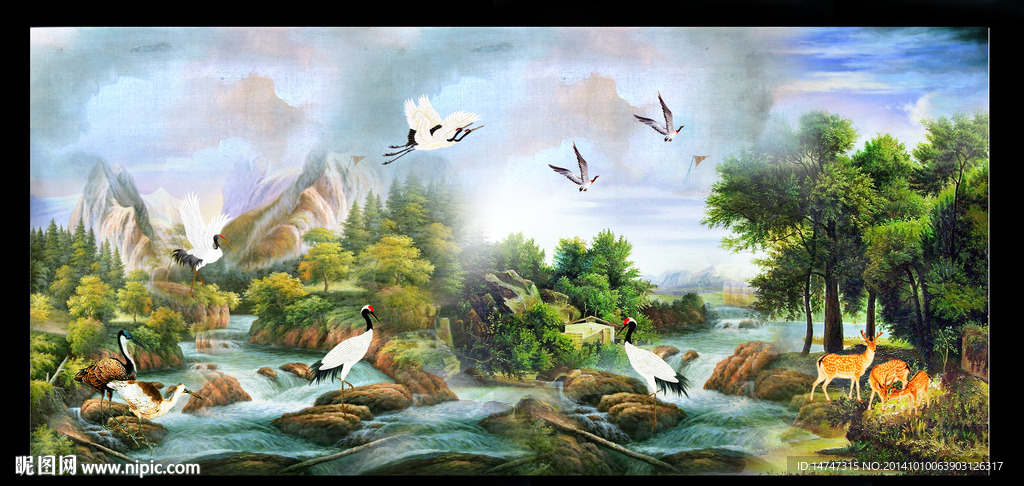 油画风景