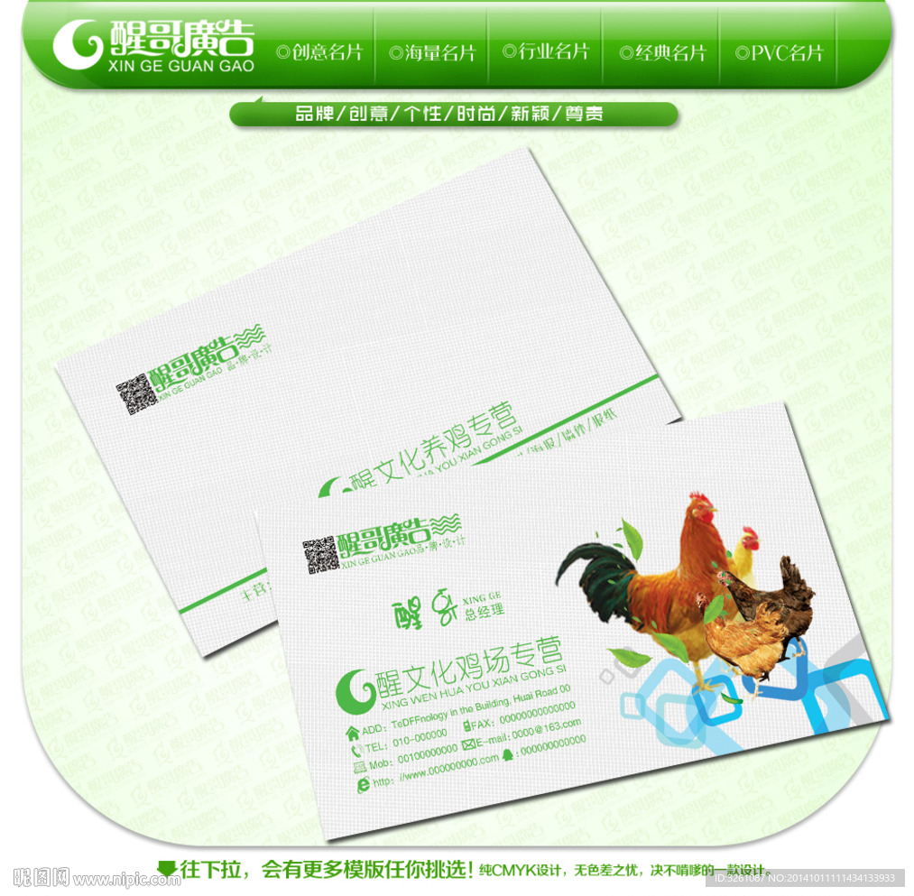养鸡名片