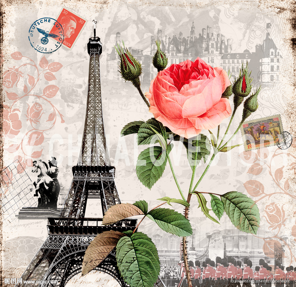 欧美风格装饰画