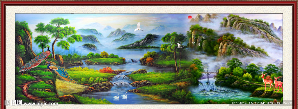 油画风景作品