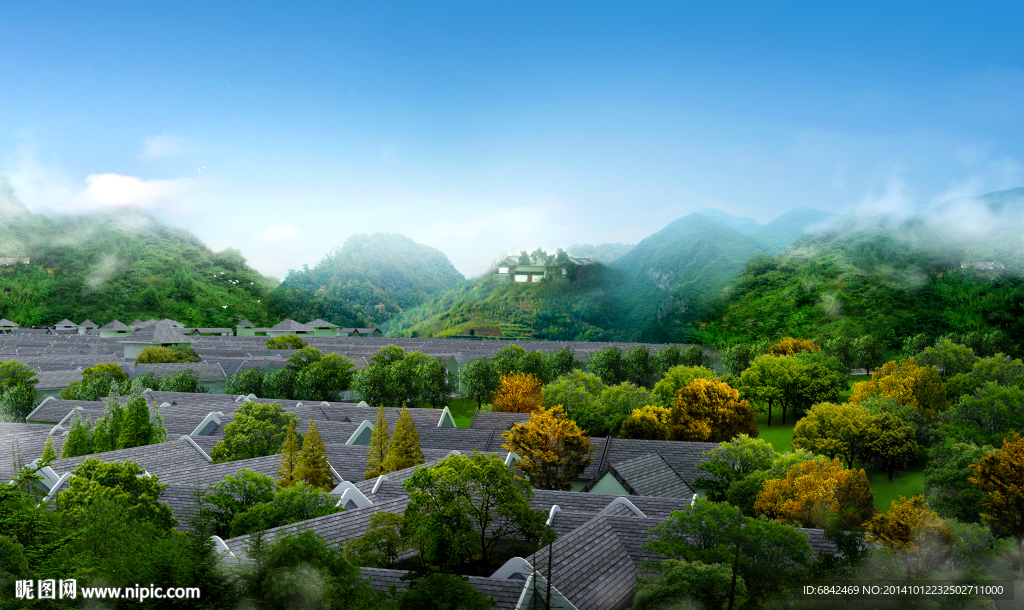 住宅区效果图