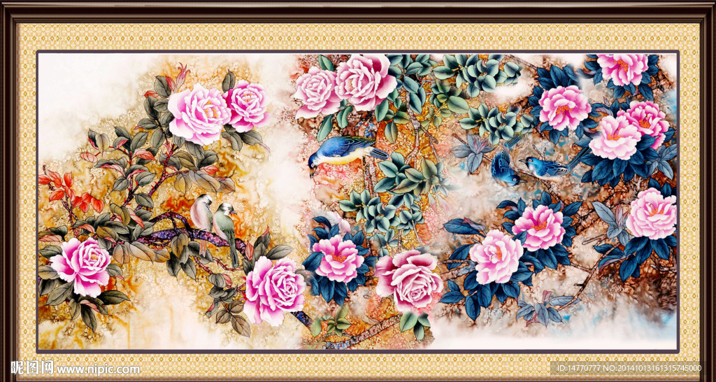 花鸟图装饰画