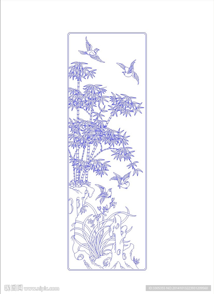 梅花喜鹊（路径未合闭）