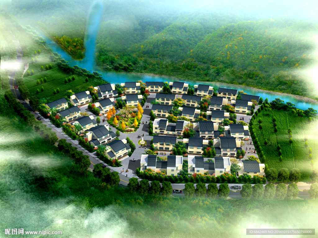 住宅区效果图