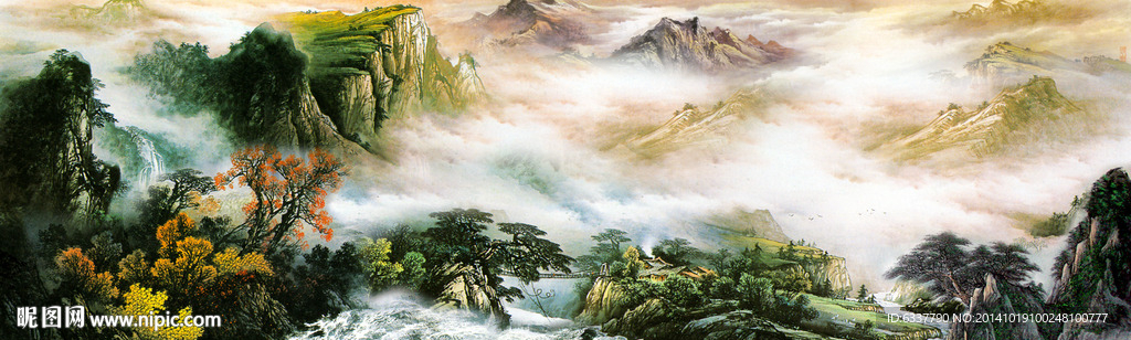 山水国画