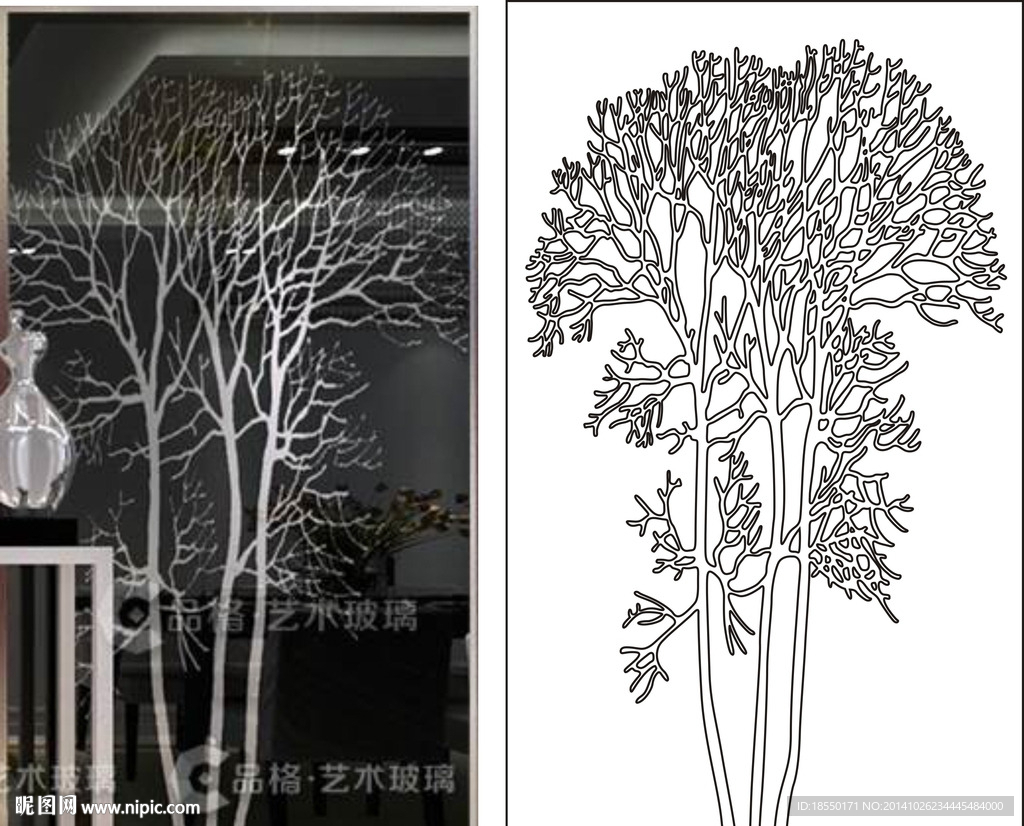 树枝 树影