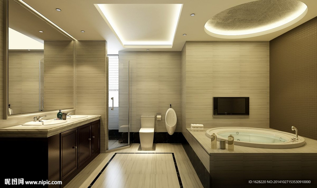 现代卫生间设计效果图