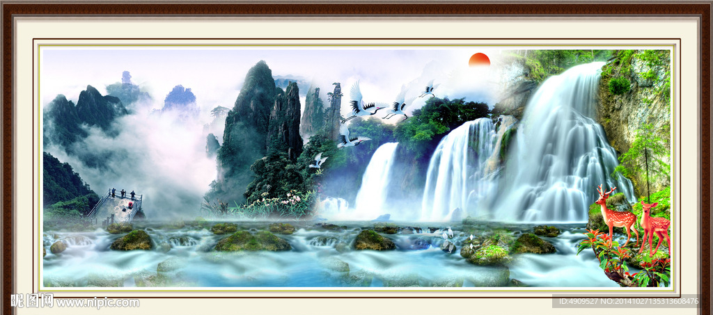 山水风景画