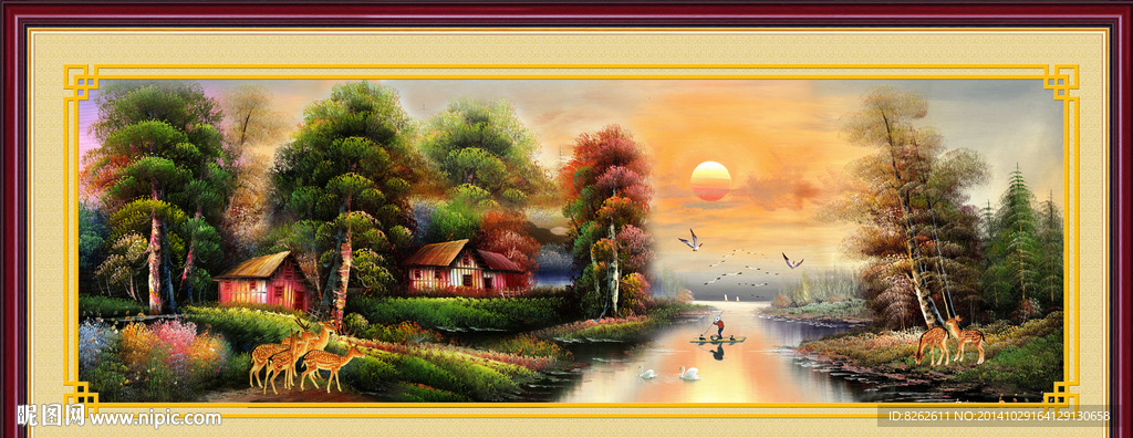 油画风景