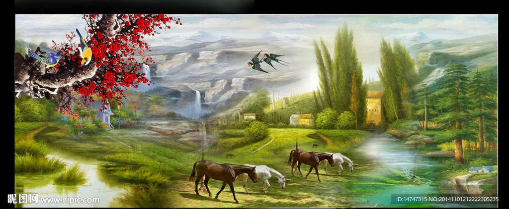 风景油画