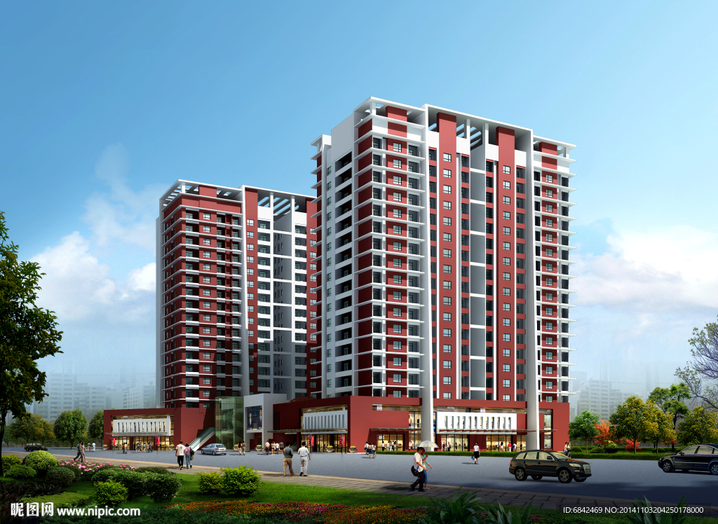 住宅楼效果图