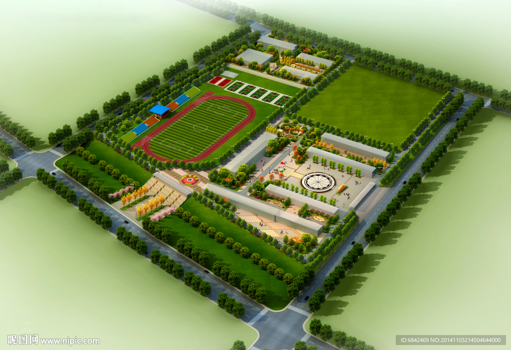 学校效果图