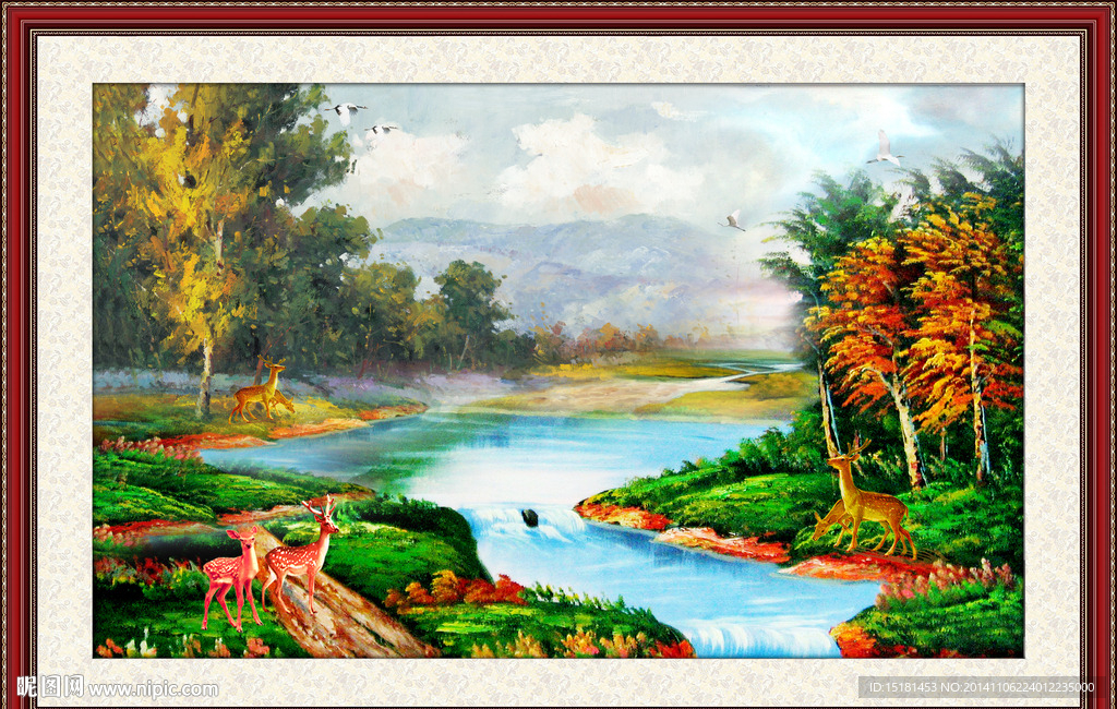 油画风景装饰画