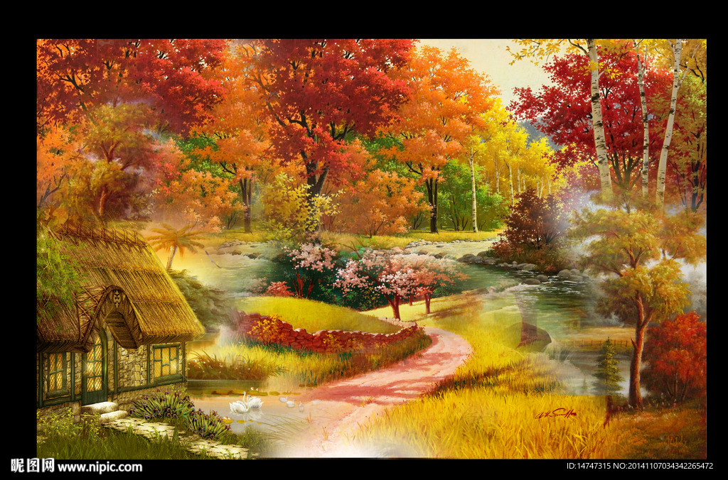 风景油画