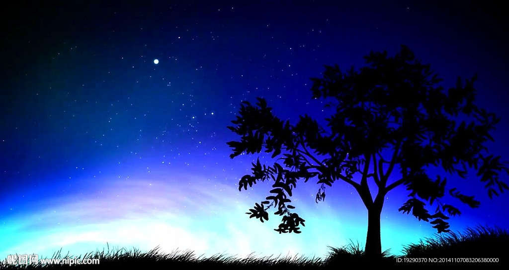 夜场天空