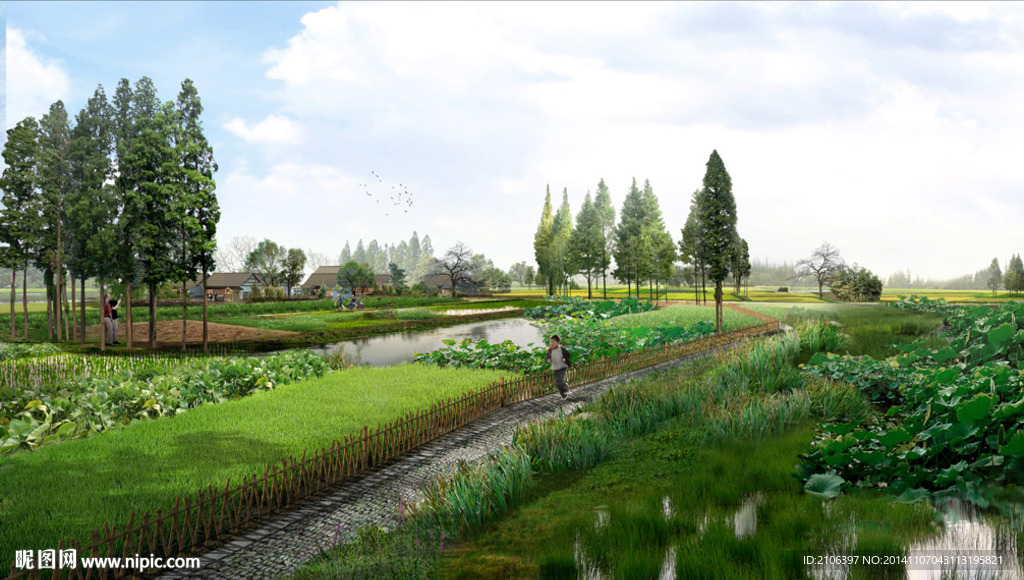 园林景观PSD分层效果