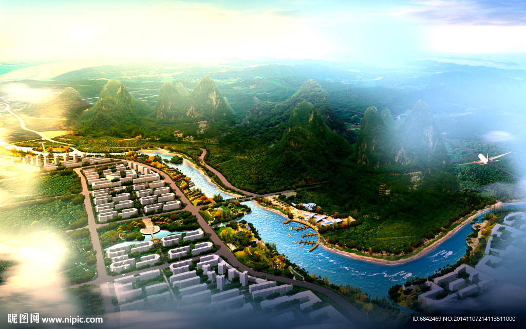 住宅区效果图