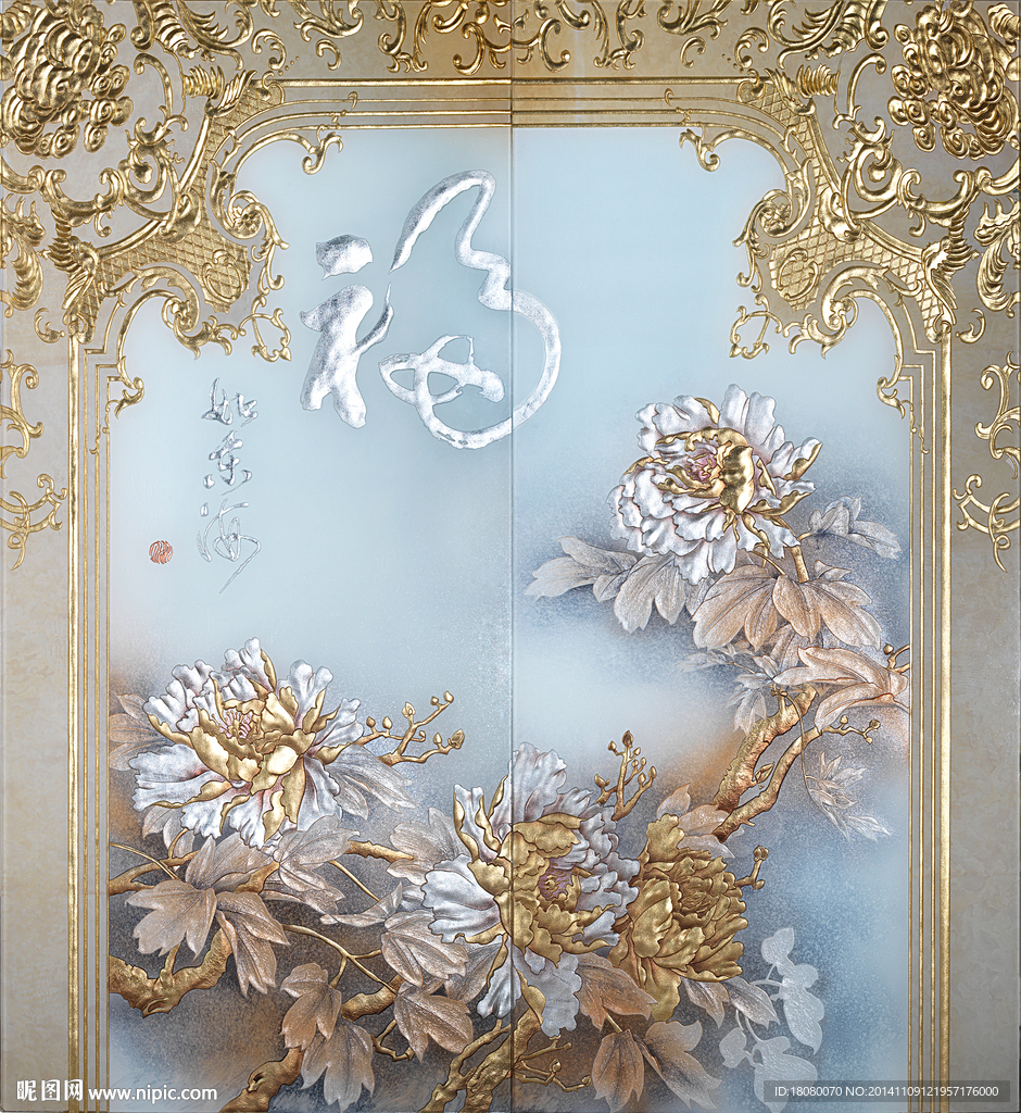 欧式牡丹 巴洛克 罗可