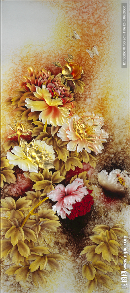 万紫千红 牡丹 一品富