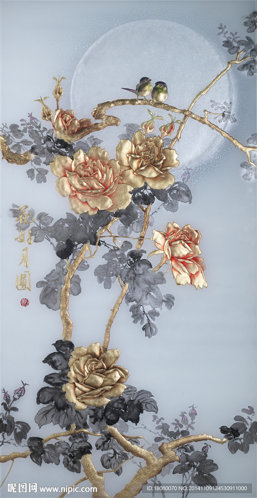 花好月圆 月季 玫瑰 