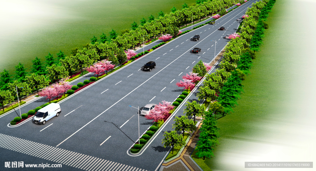 高速路效果图