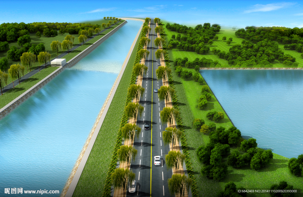 公路效果图